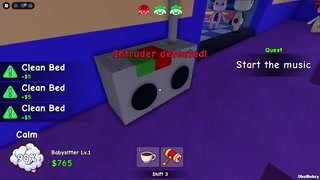 Unknown unseen intruder evidence at 4:26-4:33; 6:10-6:16